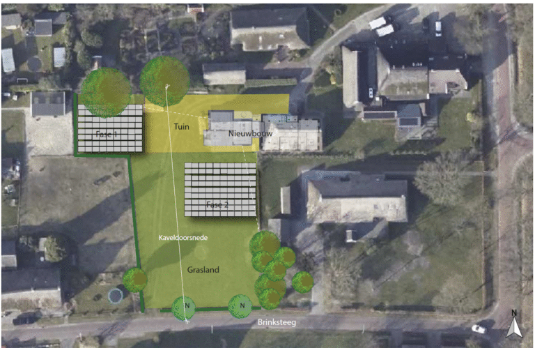 Landschappelijke inpassing zonnepanelen Zeijen