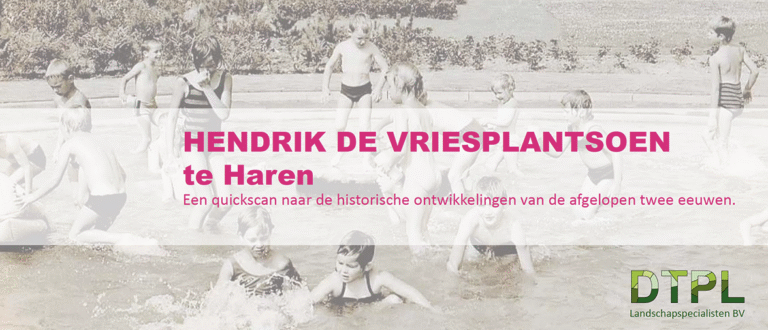 Historisch onderzoek Hendrik de Vriesplantsoen